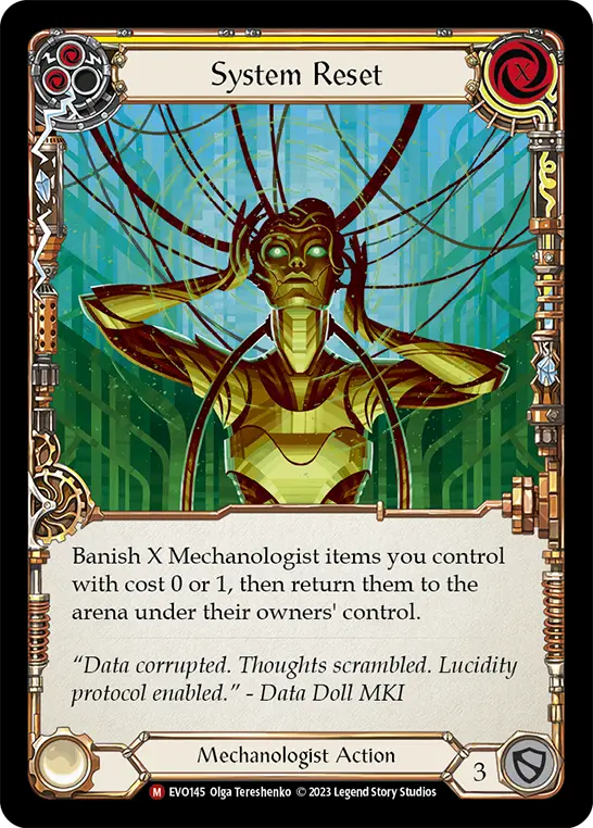 Card: System Reset (yel)