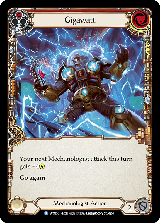 Card: Gigawatt (red)