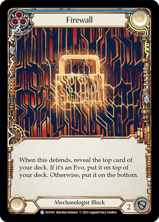 Card: Firewall (blu)