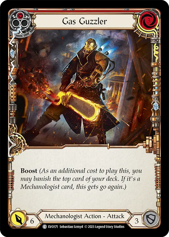 Card: Gas Guzzler (red)