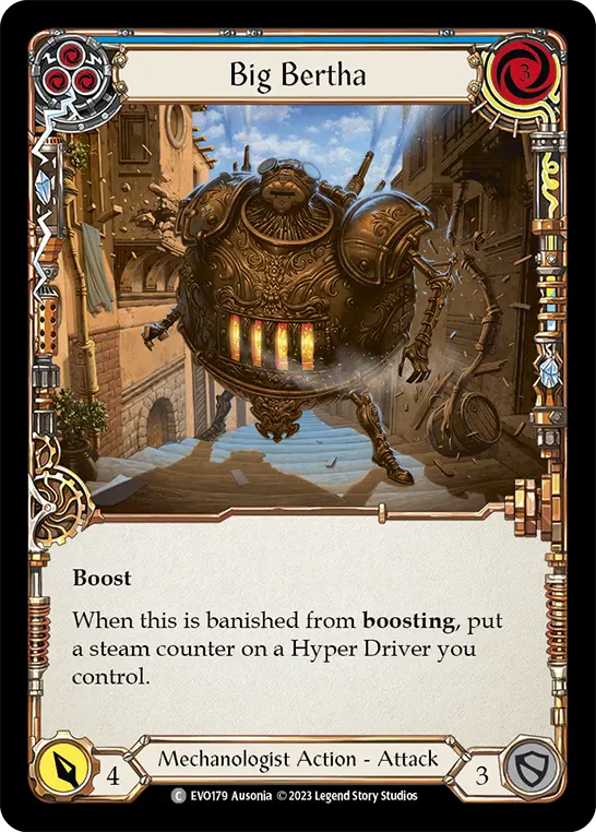 Card: Big Bertha (blu)