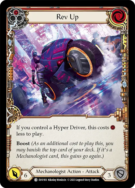 Card: Rev Up (red)