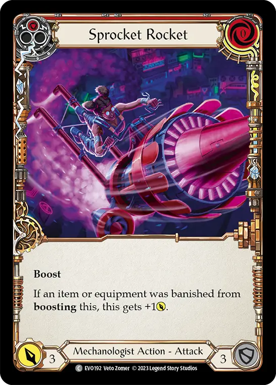 Card: Sprocket Rocket (red)