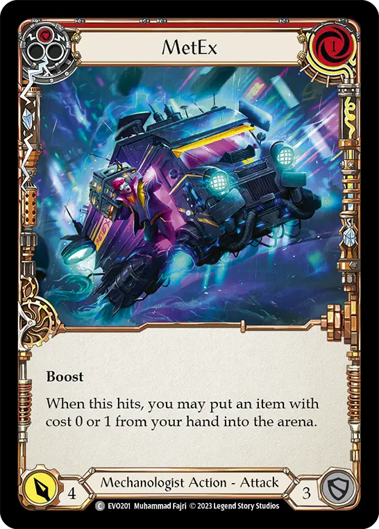 Card: MetEx (red)