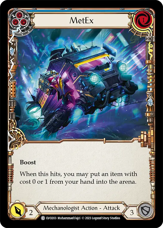 Card: MetEx (blu)