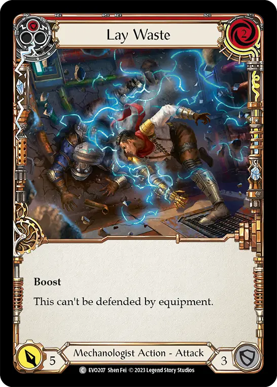 Card: Lay Waste (red)