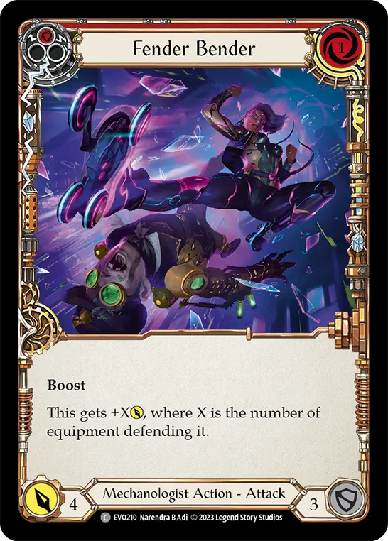 Card: Fender Bender (red)