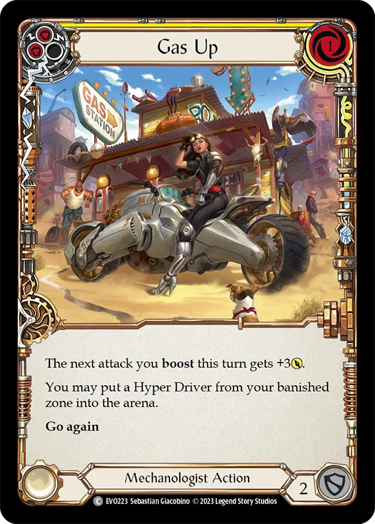 Card: Gas Up (yel)
