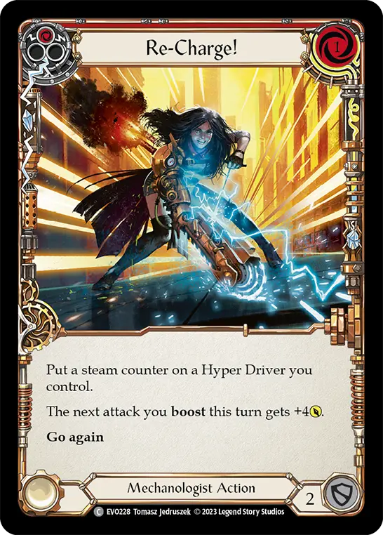 Card: Re-Charge! (red)