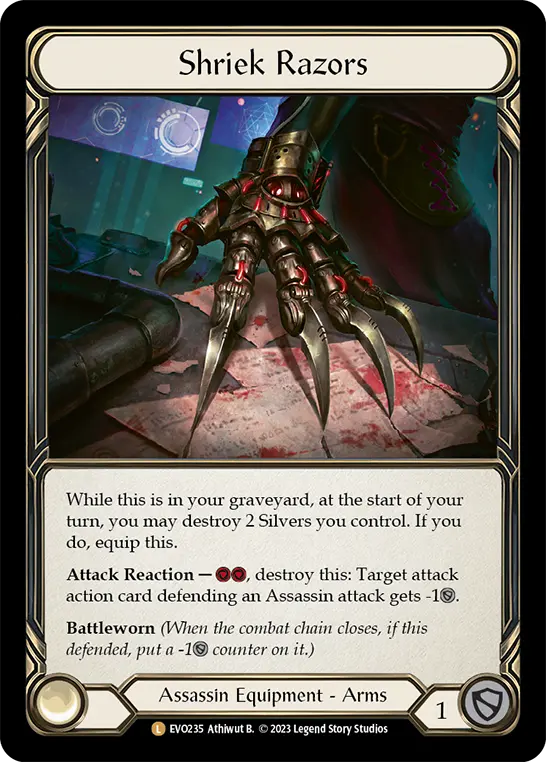 Card: Shriek Razors