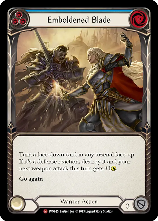 Card: Emboldened Blade (blu)