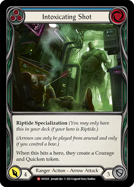 Card: Intoxicating Shot (blu)