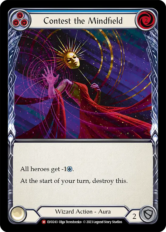Card: Contest the Mindfield (blu)