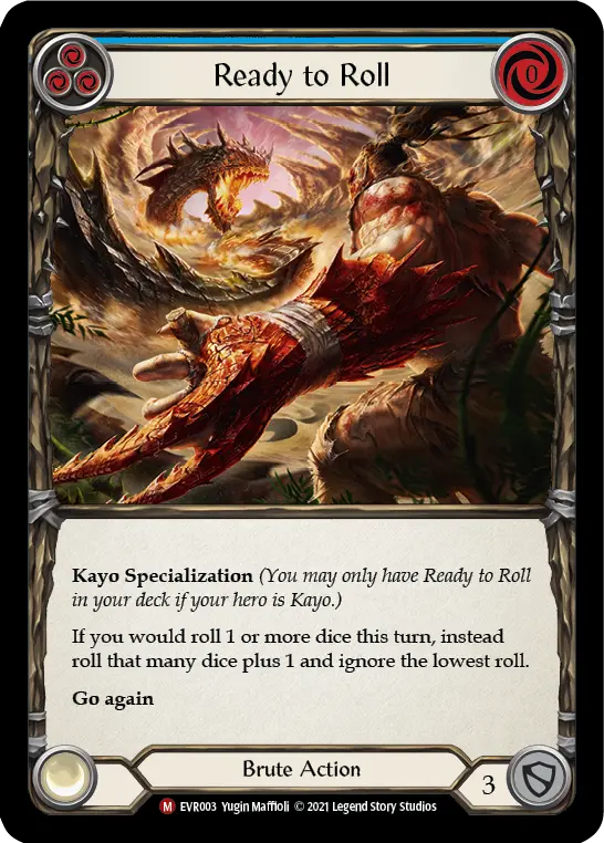 Card: Ready to Roll (blu)