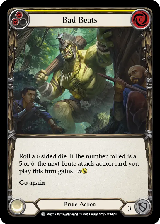 Card: Bad Beats (yel)