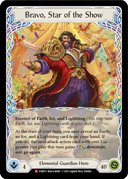 Card: Bravo, Star of the Show