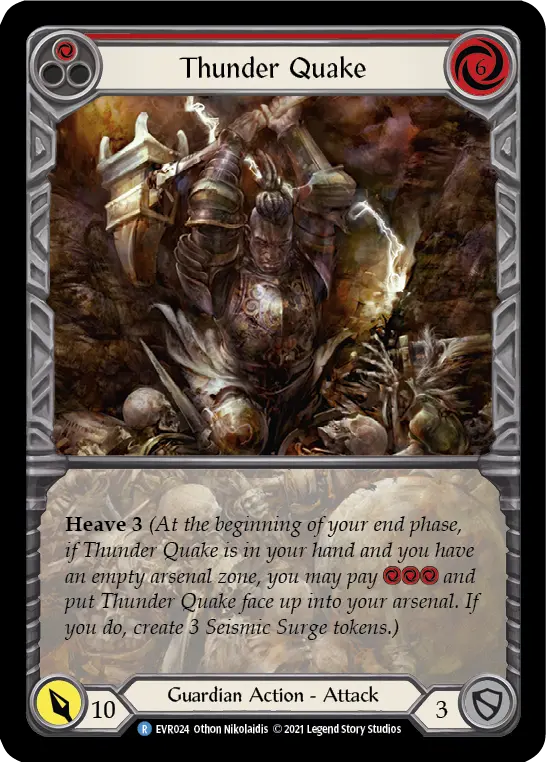 Card: Thunder Quake (red)