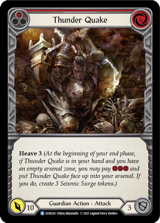 Card: Thunder Quake (red)