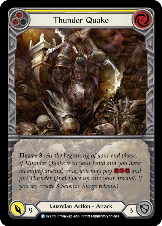 Card: Thunder Quake (yel)