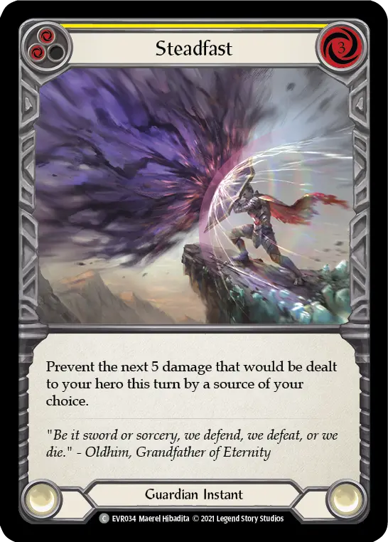 Card: Steadfast (yel)