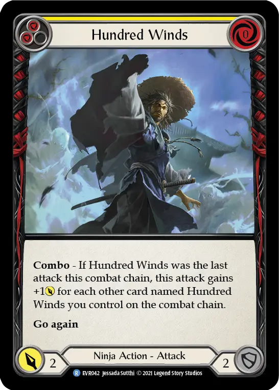 Card: Hundred Winds (yel)