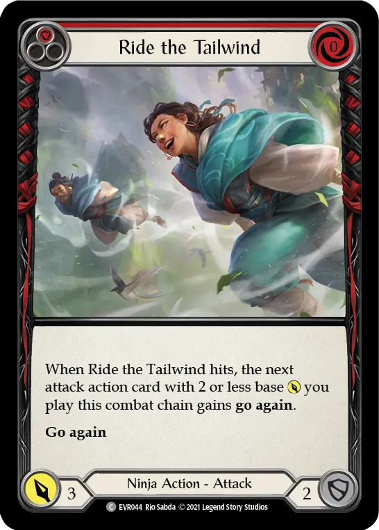 Card: Ride the Tailwind (red)