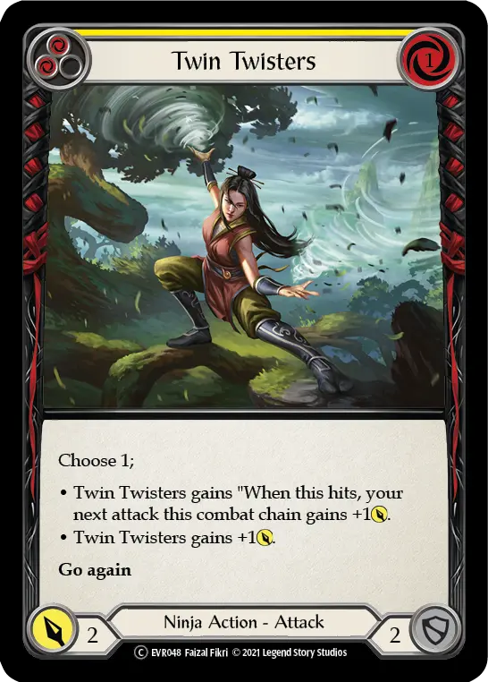 Card: Twin Twisters (yel)
