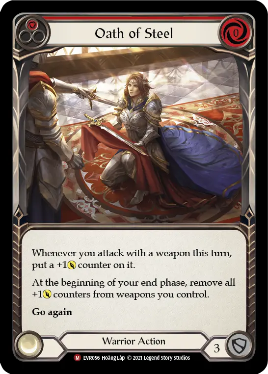 Card: Oath of Steel (red)