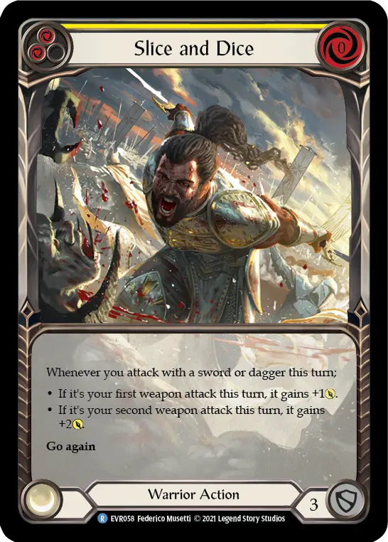 Card: Slice and Dice (yel)