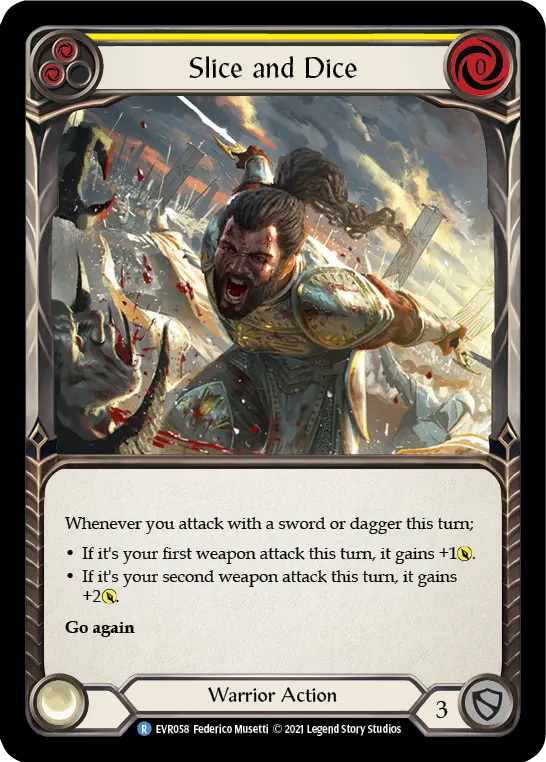 Card: Slice and Dice (yel)