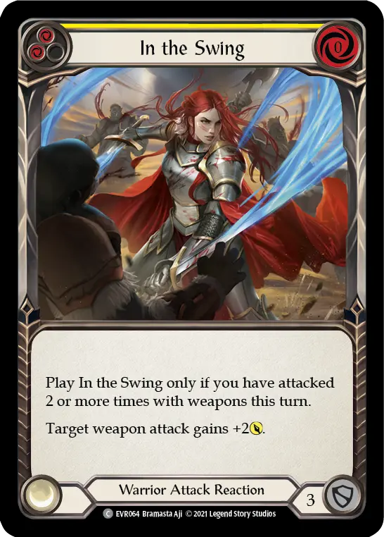 Card: In the Swing (yel)