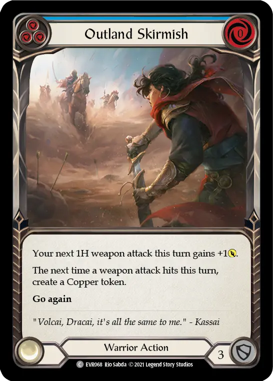 Card: Outland Skirmish (blu)