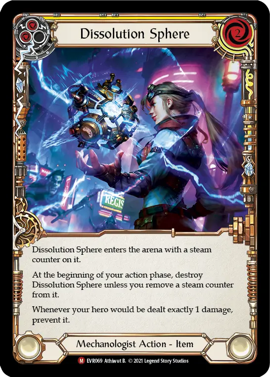 Card: Dissolution Sphere (yel)