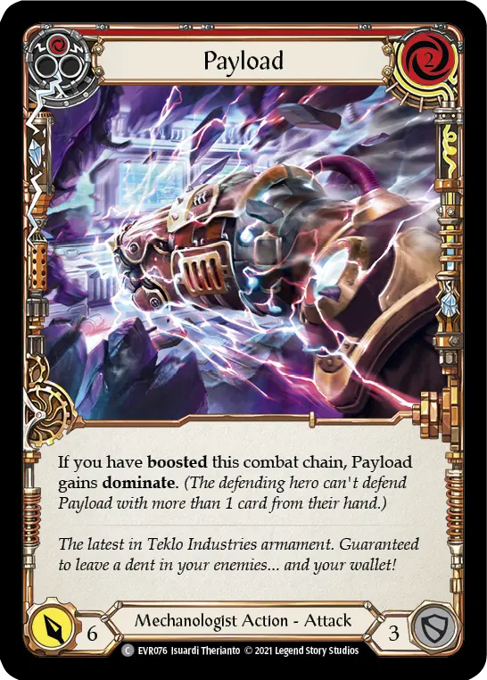Card: Payload (red)