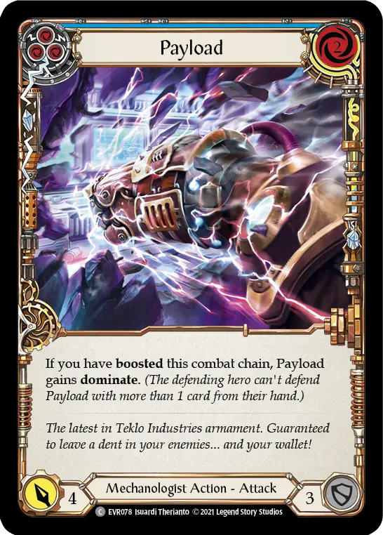 Card: Payload (blu)