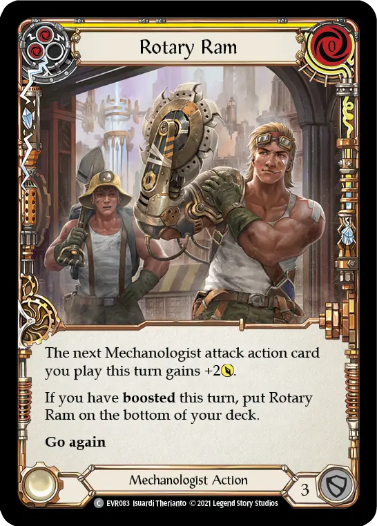 Card: Rotary Ram (yel)