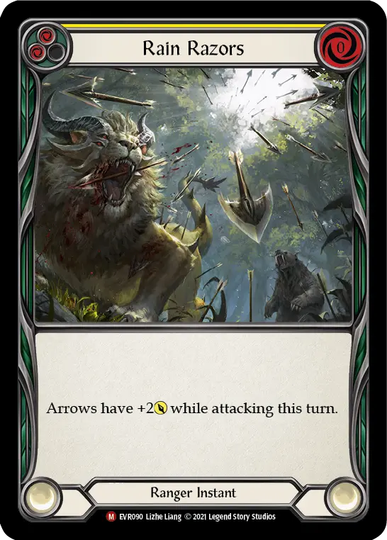 Card: Rain Razors (yel)