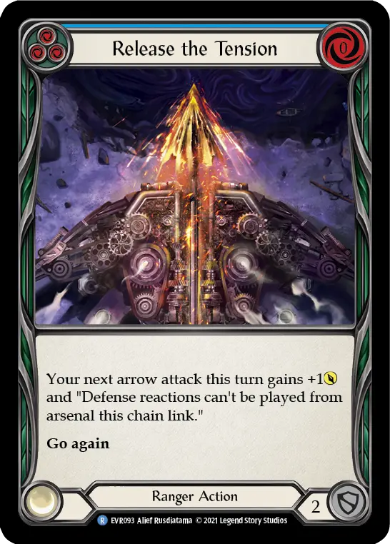 Card: Release the Tension (blu)