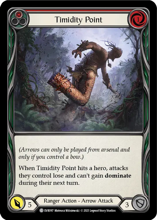 Card: Timidity Point (red)
