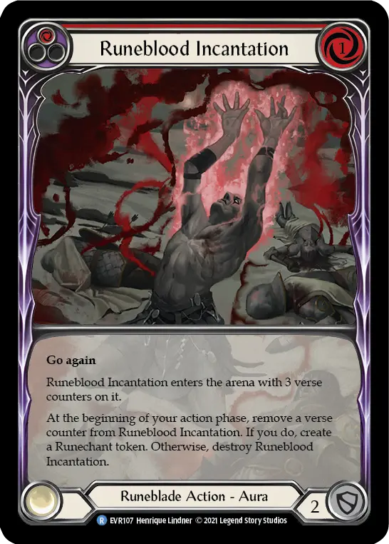 Card: Runeblood Incantation (red)
