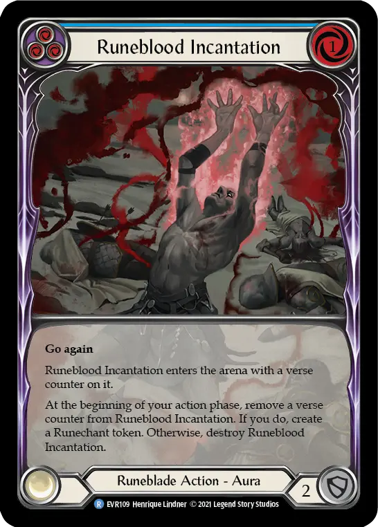Card: Runeblood Incantation (blu)