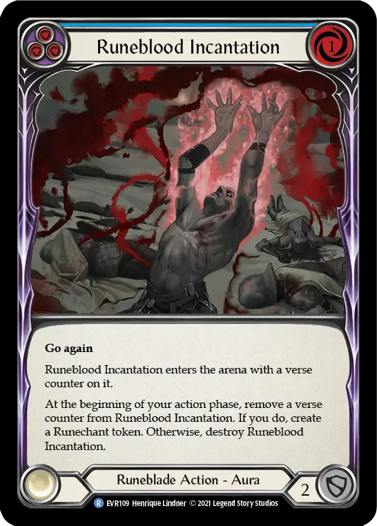 Card: Runeblood Incantation (blu)