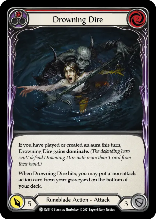 Card: Drowning Dire (red)