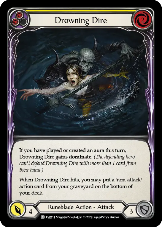 Card: Drowning Dire (yel)