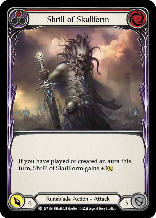 Card: Shrill of Skullform (red)