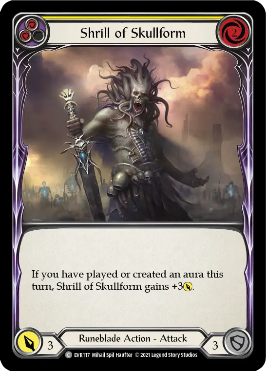 Card: Shrill of Skullform (yel)