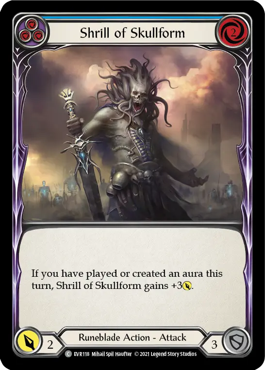 Card: Shrill of Skullform (blu)