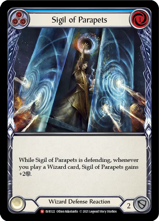 Card: Sigil of Parapets (blu)