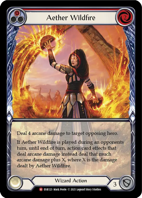 Card: Aether Wildfire (red)