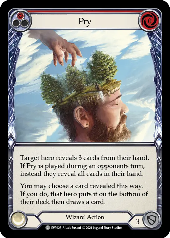 Card: Pry (red)